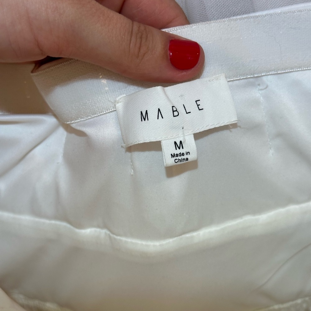 MABLE — AILEEN RUFFLE MINI TULLE DRESS - Picture 10 of 11